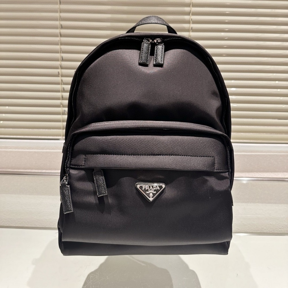 Prada Re Nylon Backpack Black 42Cm
