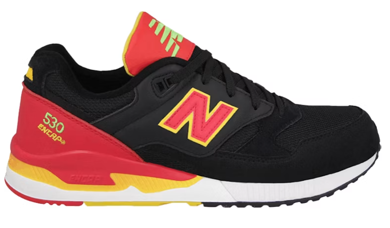 New Balance 530 Black Yellow Red M530PIN Casual Running Shoes