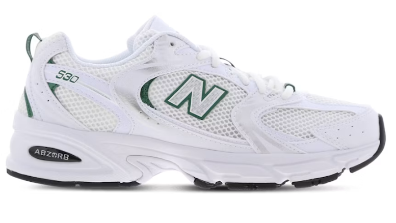 New Balance 530 White Green MR530FWG Casual Running Shoes