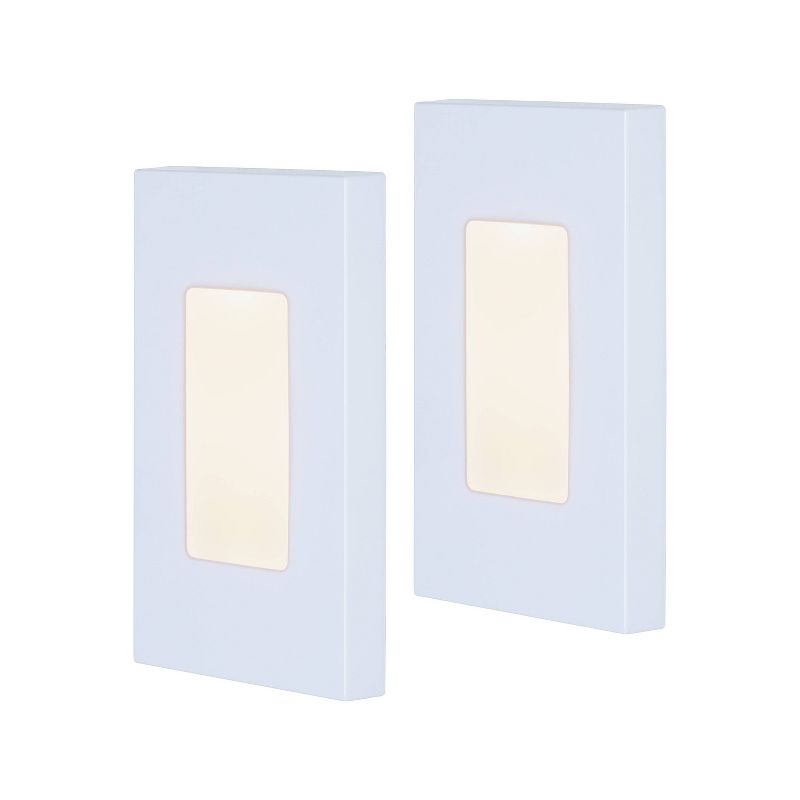 Energizer 2pk Slimline Coverlite Light Sensing LED Nightlights White