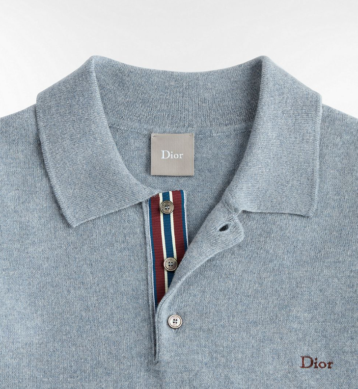 Polo Shirt with Dior Embroidery, Regular Fit