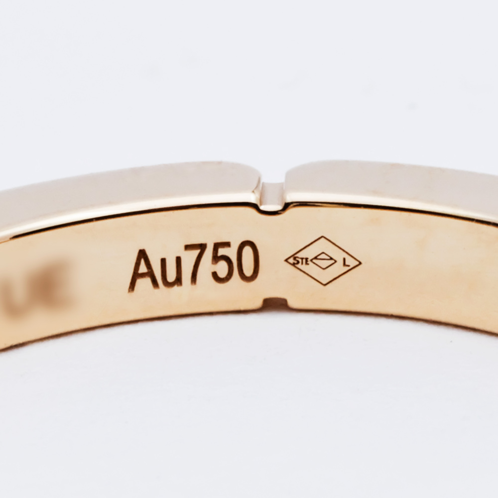 Cartier Mayon Pantale Ring 18K Yellow Gold Diamond B4080300