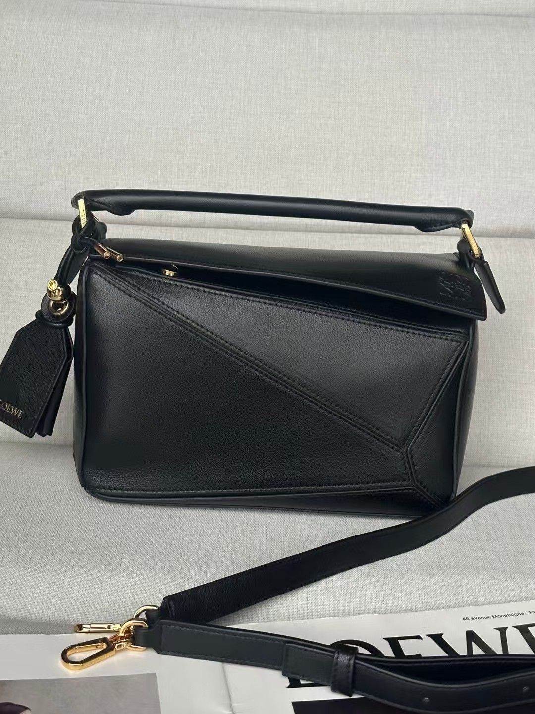 Loewe sheepskin geometric bag - cnluxepick