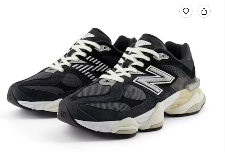 New Balance 9060 Black U9060BLC-D Casual Running Sneakers