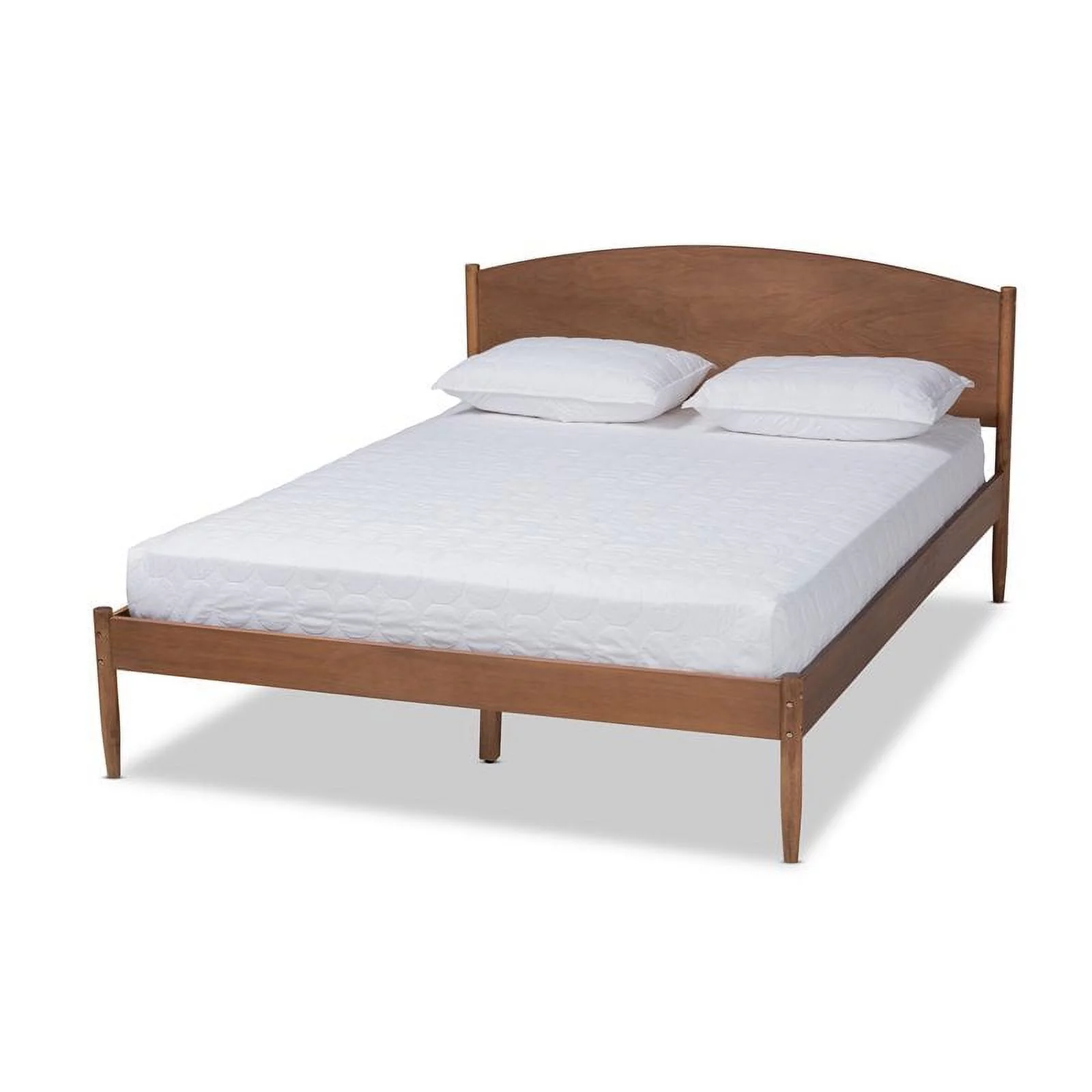 Bowery Hill Full Size Ash Brown Finished Wood Platform Bed