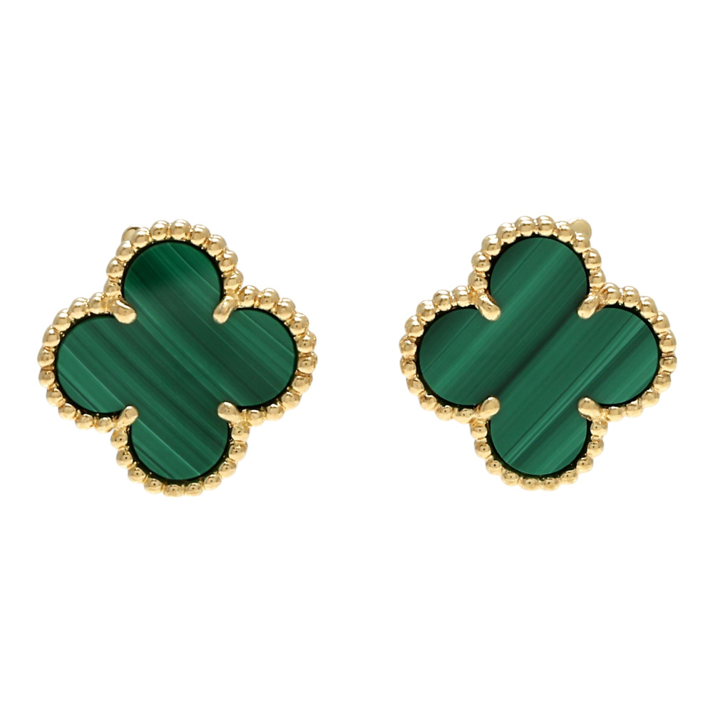 Van Cleef & Arpels Vintage Alhambra Earrings 18K Yellow Gold VCARO3QL00