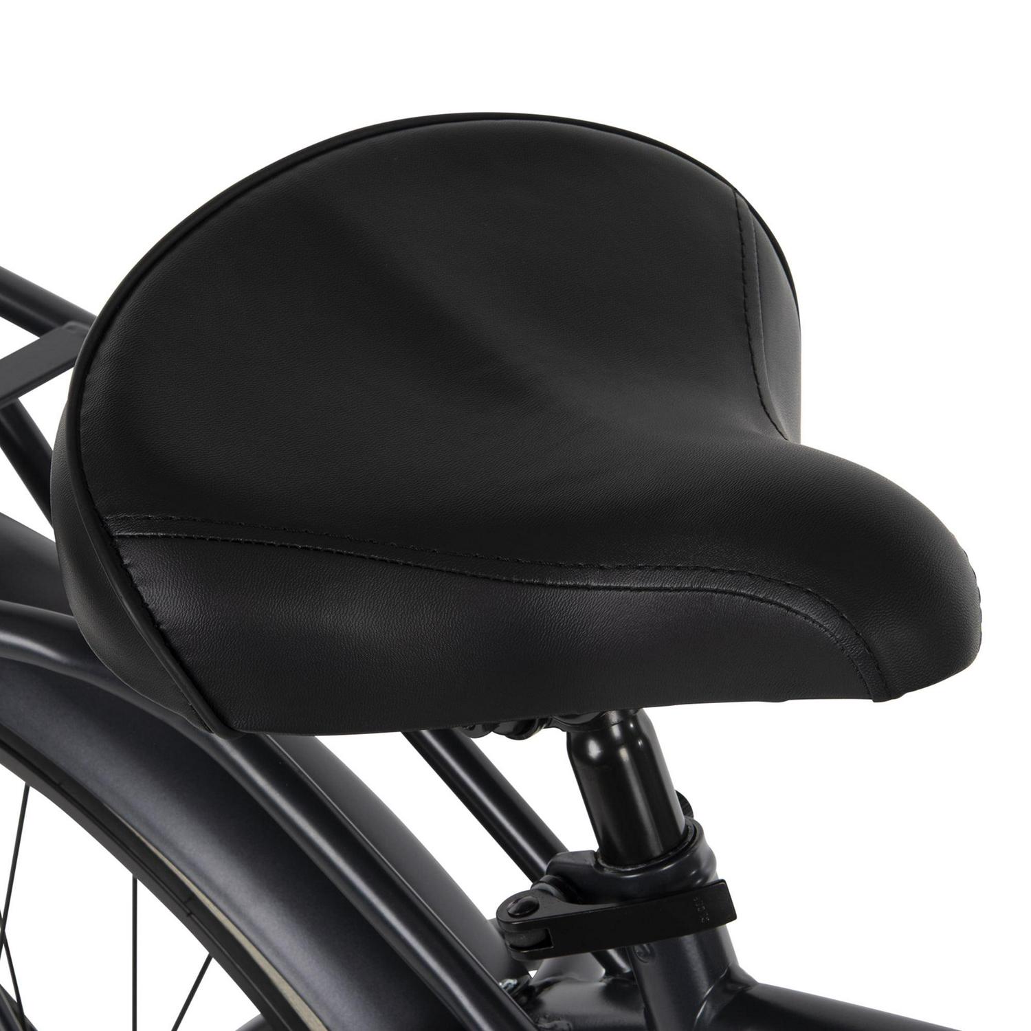 Huffy 26 Baypointe Mens Cruiser Bike with Basket, Gray