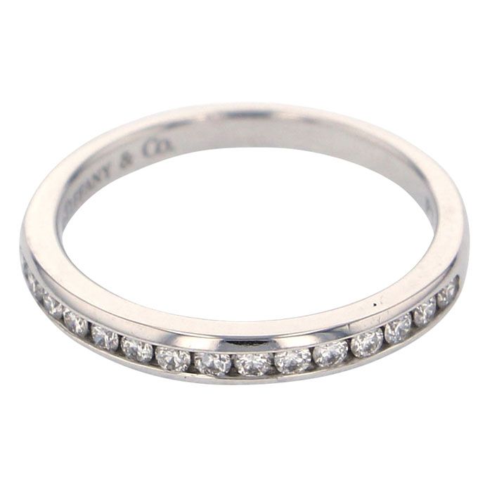 Tiffany & Co. Tiffany Diamond Wedding Band Ring Platinum