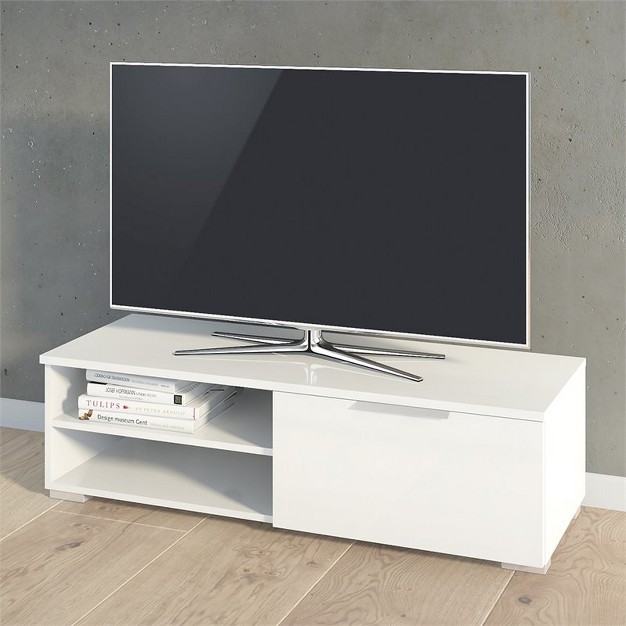 Tv Stand In White High Gloss