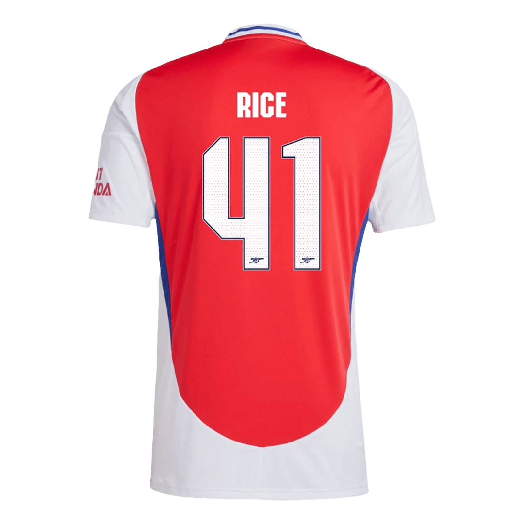 RICE #41 Arsenal Home Soccer Jersey -UCL