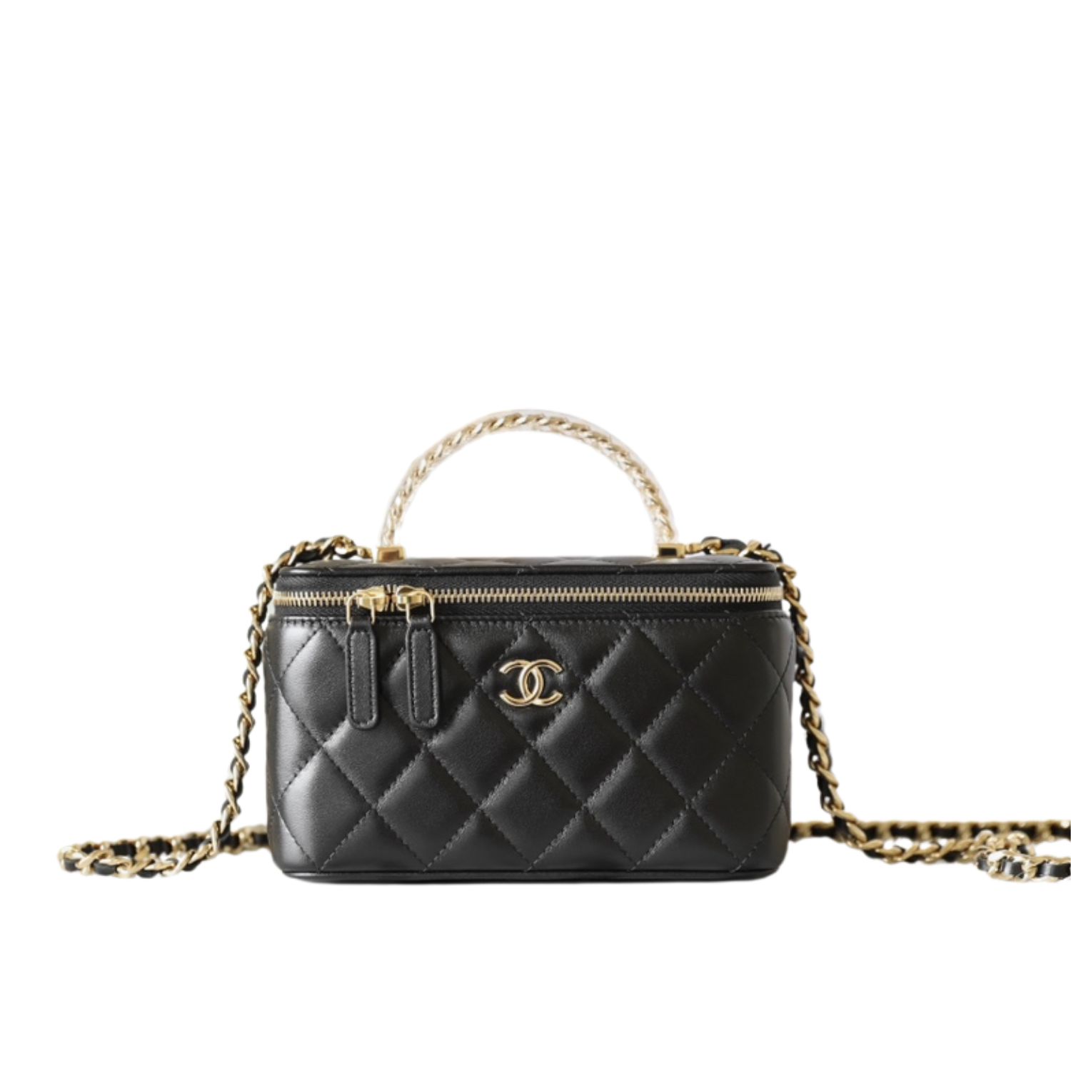 Chanel Small Vanity Case Ss22 Black 17Cm/6.6in