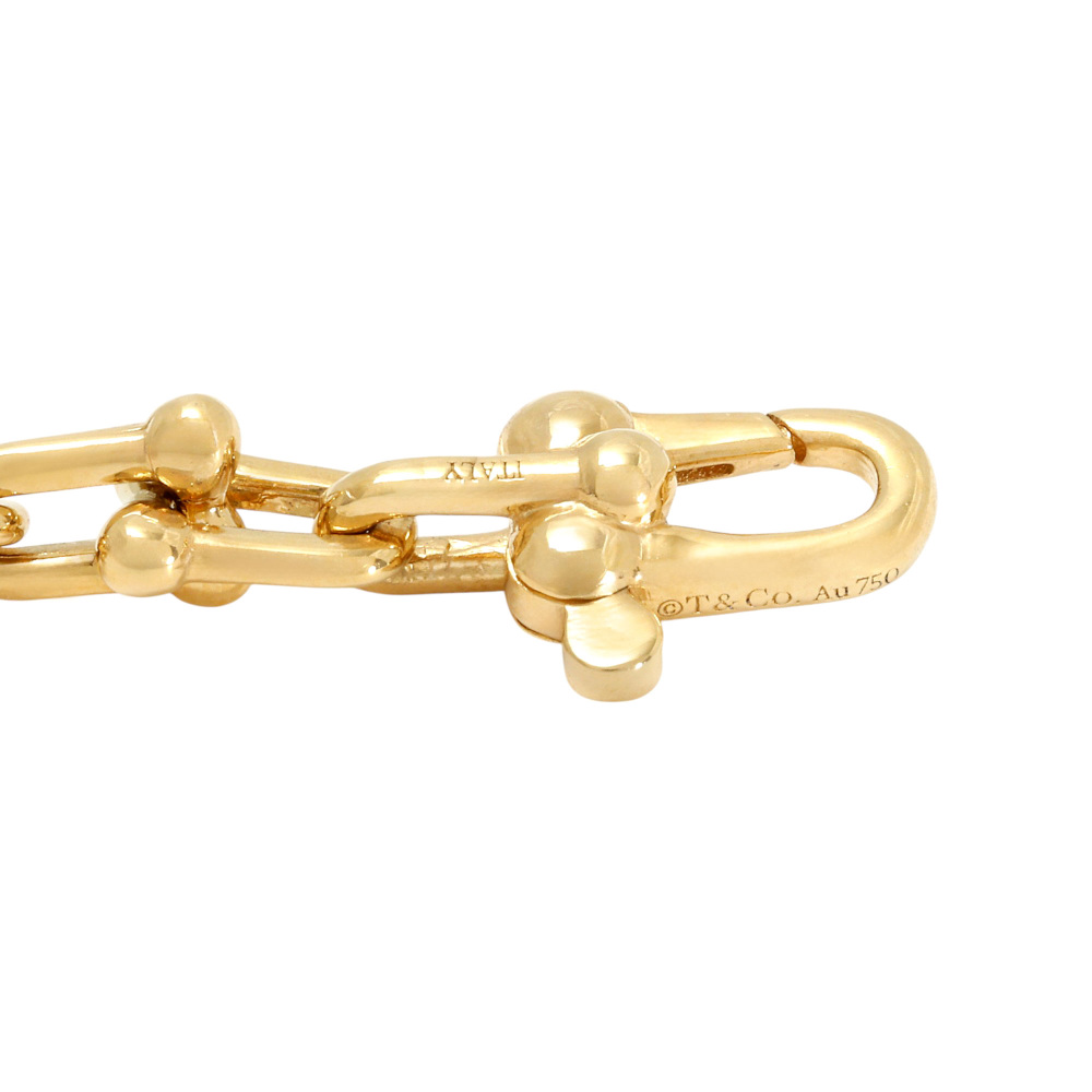 Tiffany & Co. Hardware Microlink Necklace 18K Yellow Gold 73584493