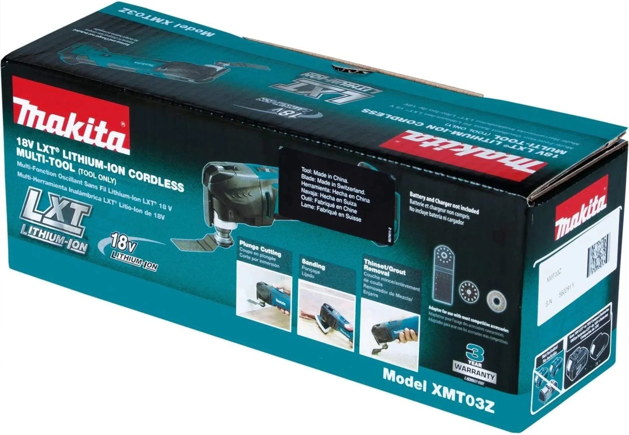 Makita 18 Volt LXT Lithium-Ion Cordless Oscillating Tool (Bare Tool)