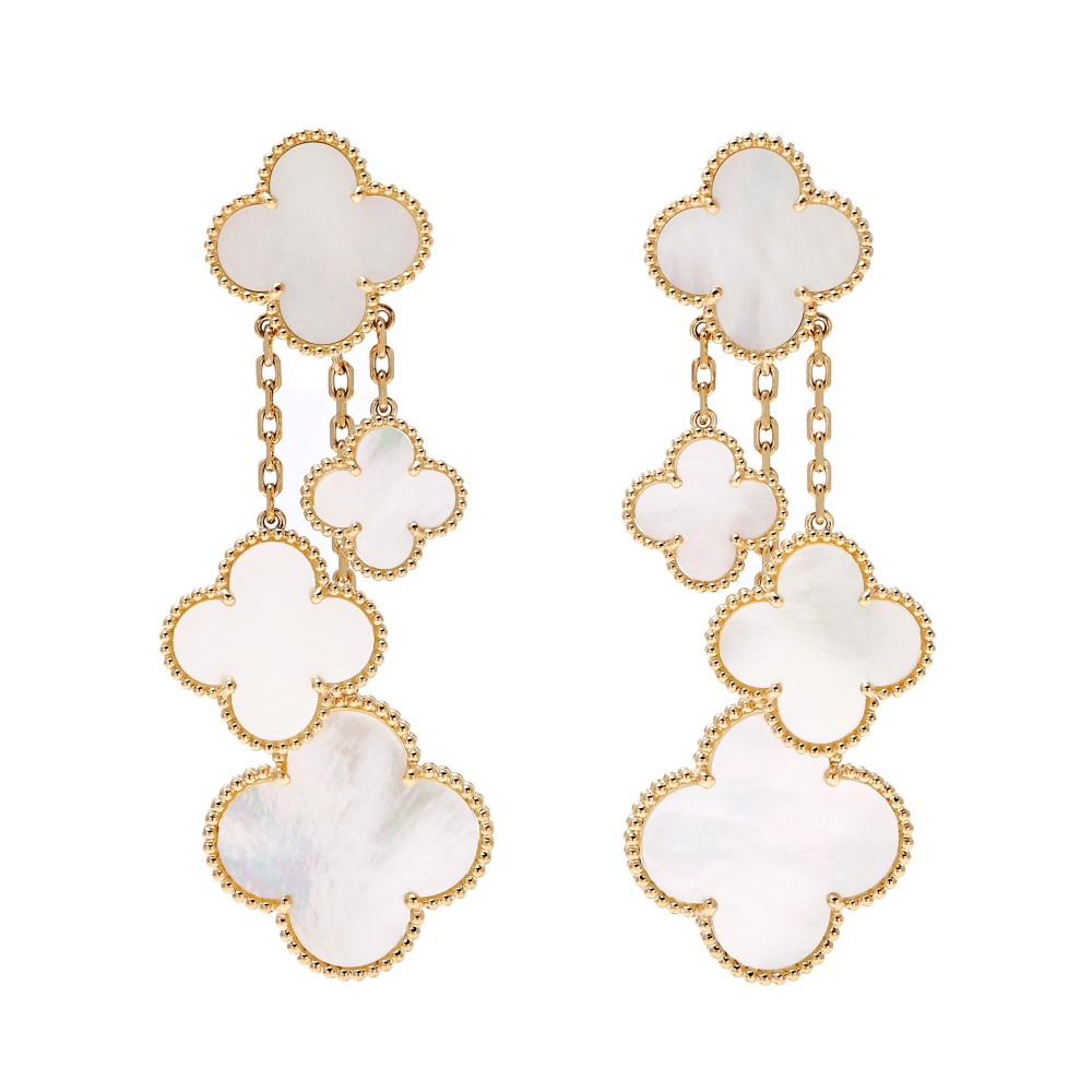 Van Cleef & Arpels Magic Alhambra Earrings 18K Yellow Gold VCARD78900