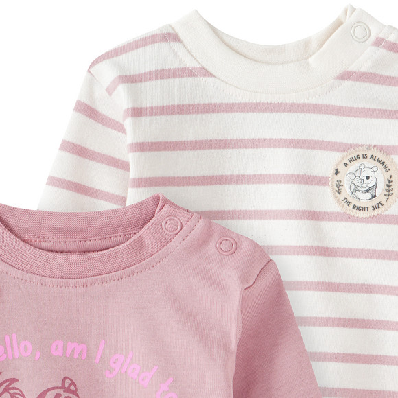 Topomini 2 Winnie Puuh Langarmshirts aus Bio-Baumwolle