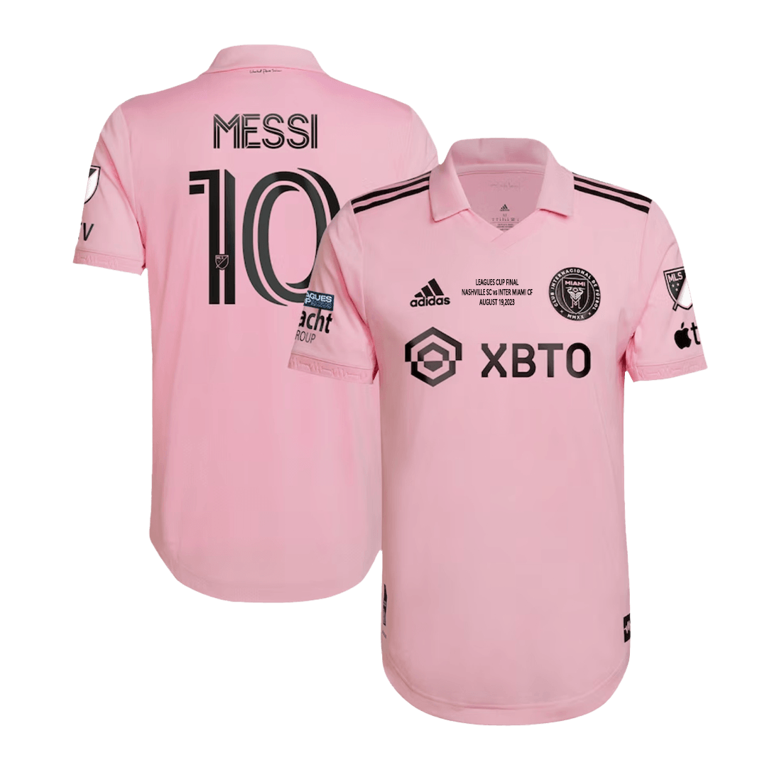 MESSI #10 Inter Miami CF Home Soccer Jersey 2023 - Leagues Cup Final