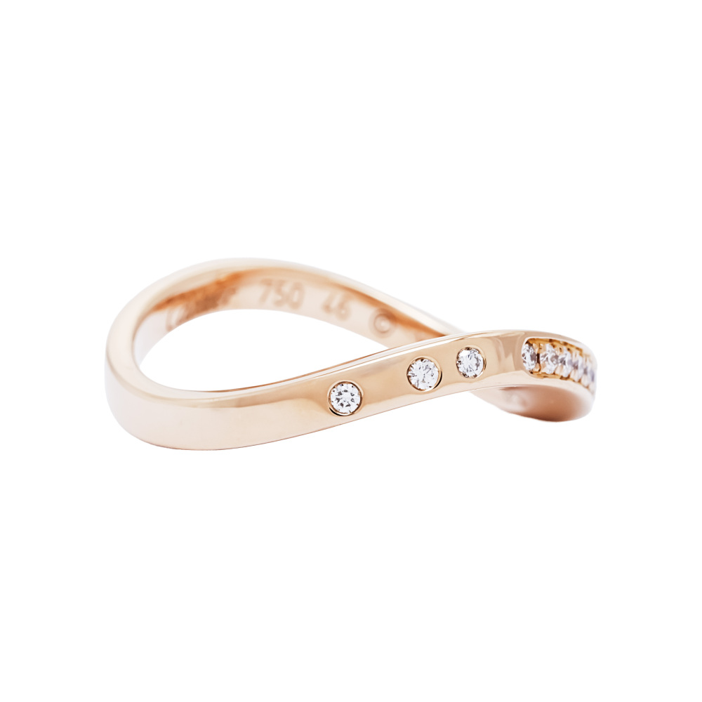Cartier Nouvelle Berg Ring 18K Rose Gold Diamond B4094400
