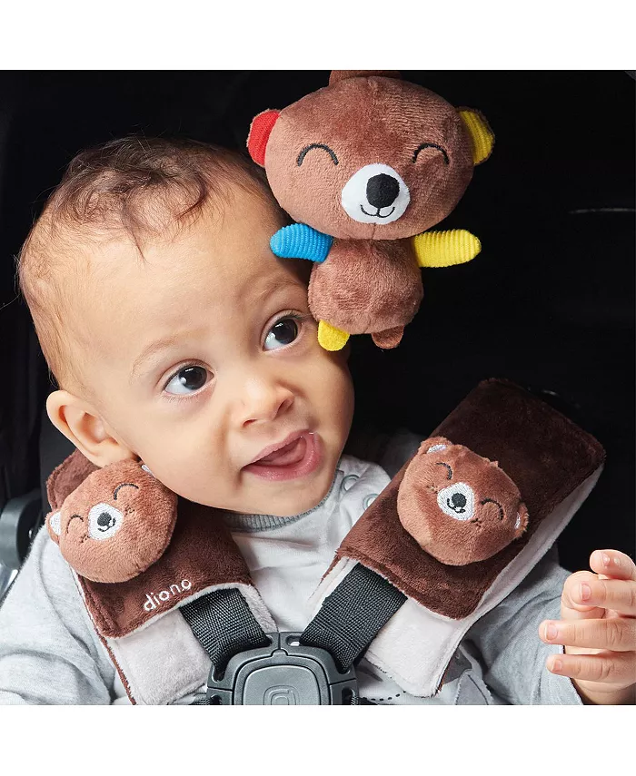 Diono Baby Car Seat Straps and Toy, Baby, Infant, Toddler, 2 Pack