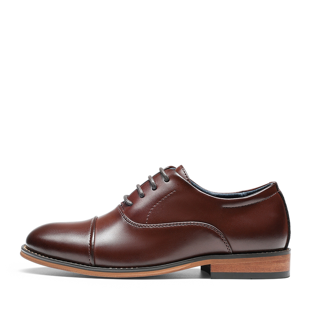 Boys' Handsome Cap Toe Dress Oxfords