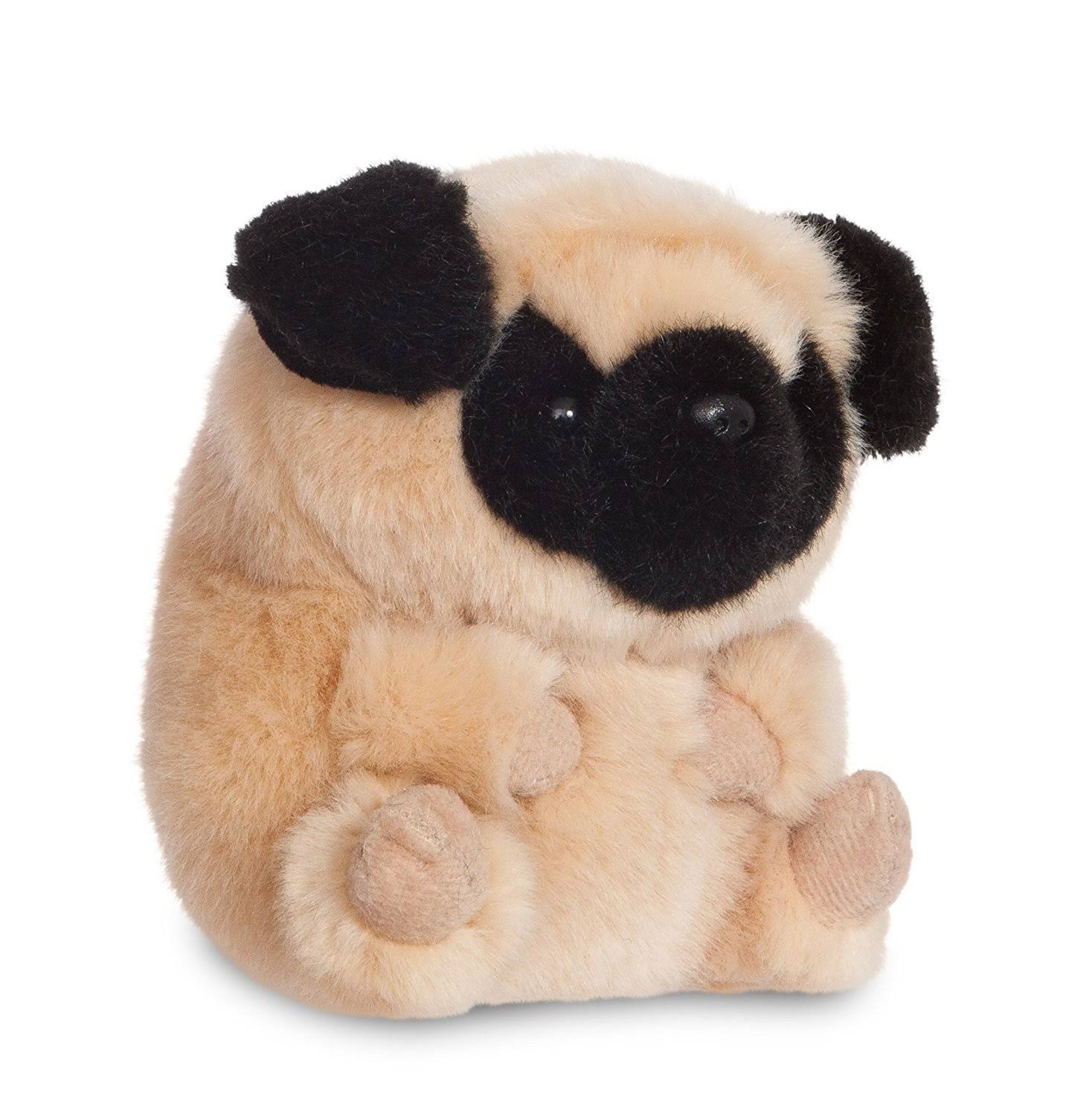 Aurora World 60746 5-Inch Rolly Pets Charlie Pug Stuffed Toy