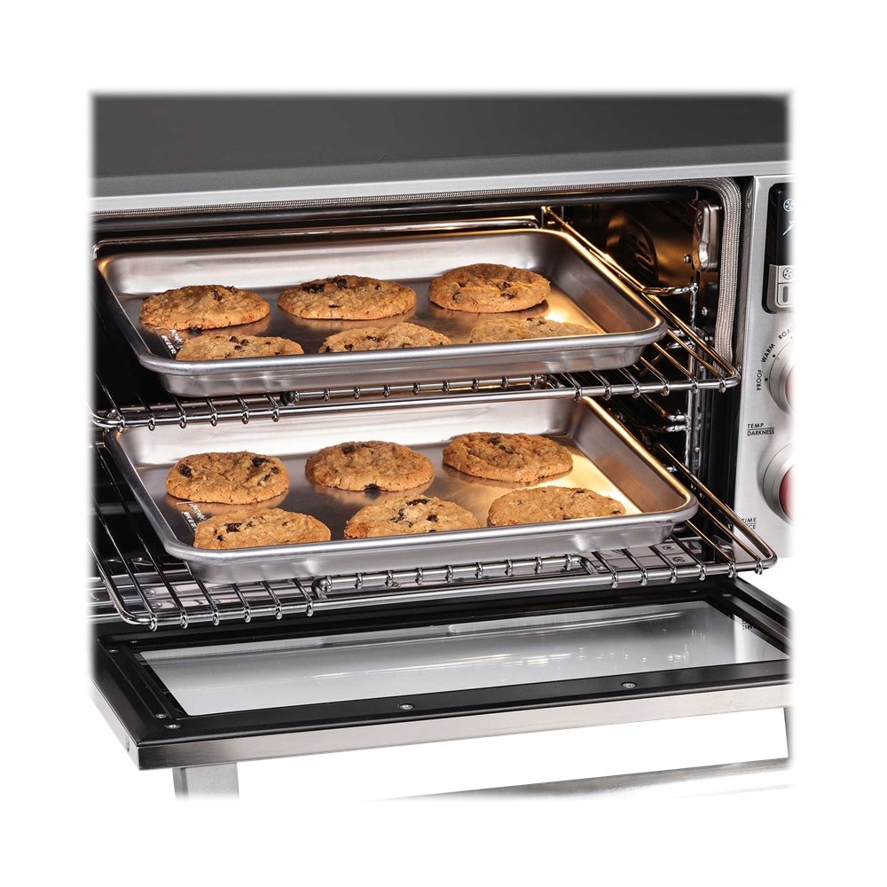Wolf Gourmet - Toaster Oven - Stainless Steel/Red Knob
