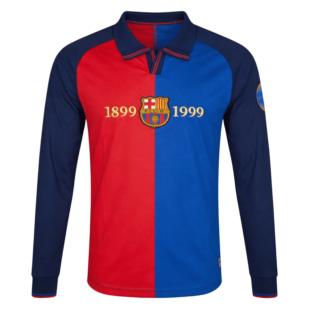 Retro Jersey Barcelona Home Long Sleeve 1999/00