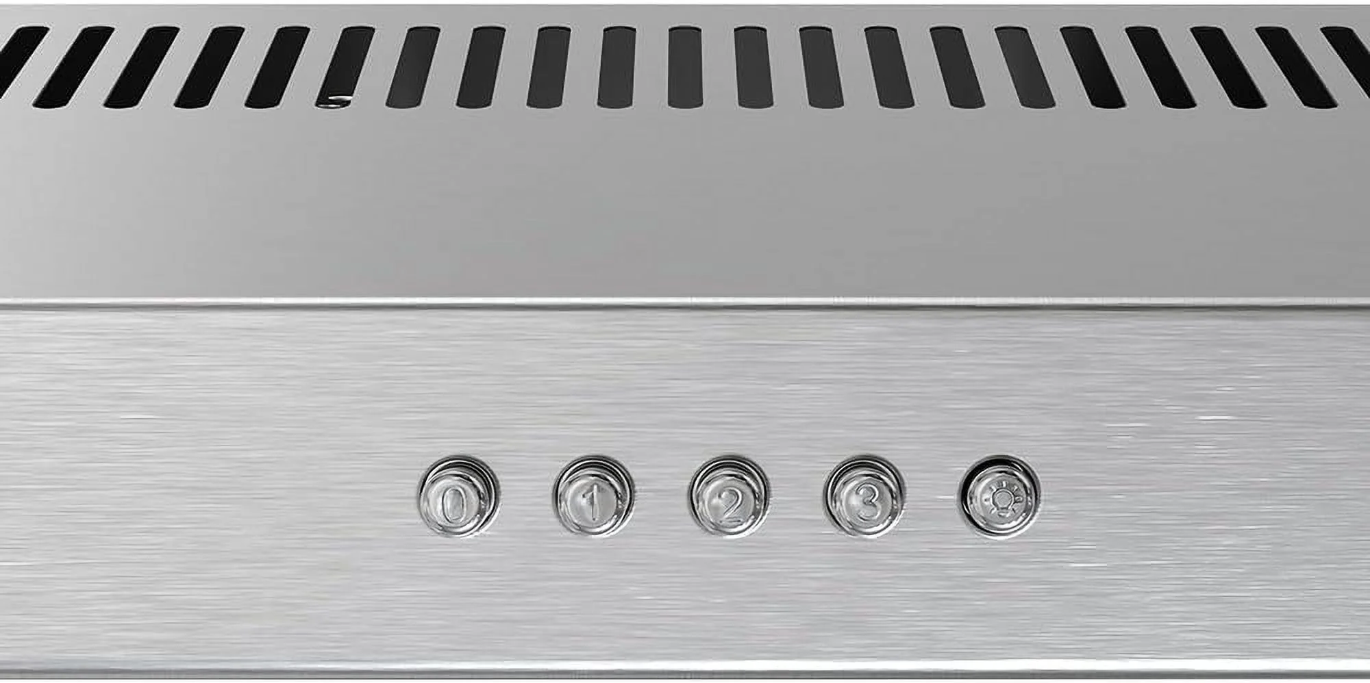 Streamline 36 in. Longhena Convertible Undermount Range Hood in Brushed Stainless Steel with Mesh Filters, Push Button Control, LED Light