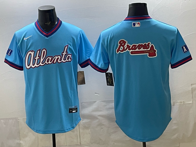 Men's Atlanta Braves Powder Blue 2026 City Connect Player Jersey