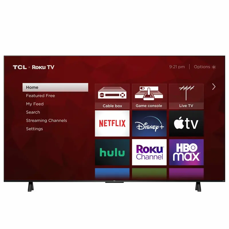 TCL 75-Inch 4-Series 4K UHD Roku Smart TV – HDR, Voice Remote, Sleek Premium Design