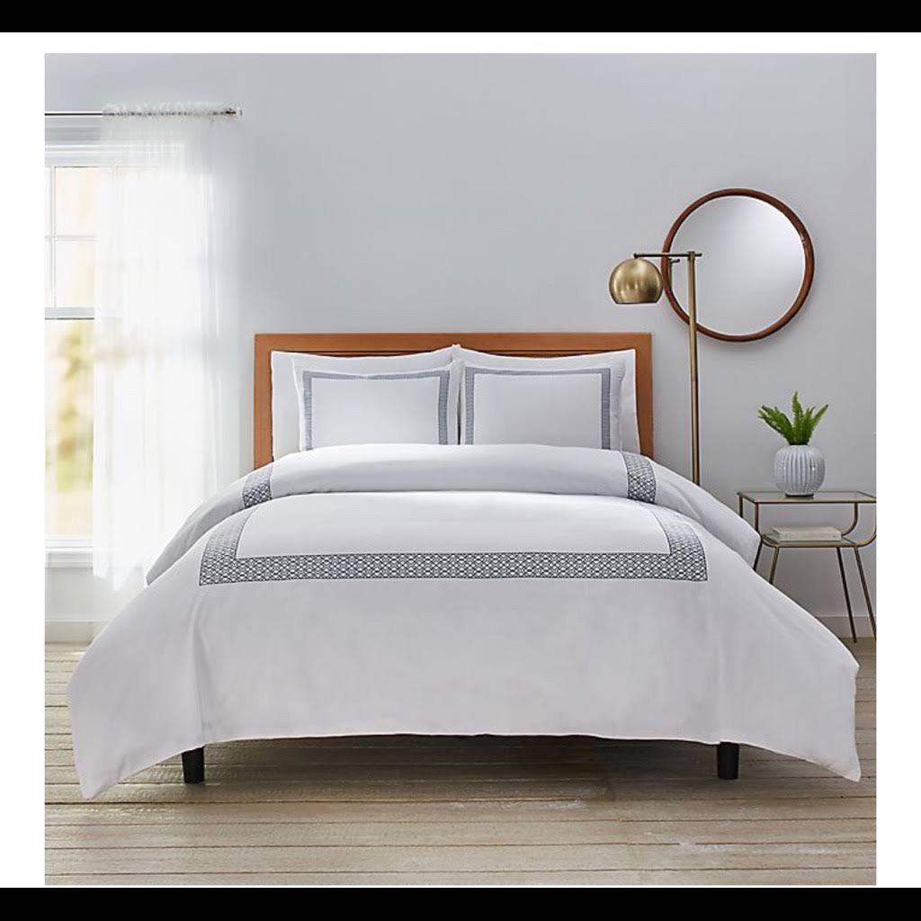Frasier 2-Piece Twin Duvet Cover Set in Navy