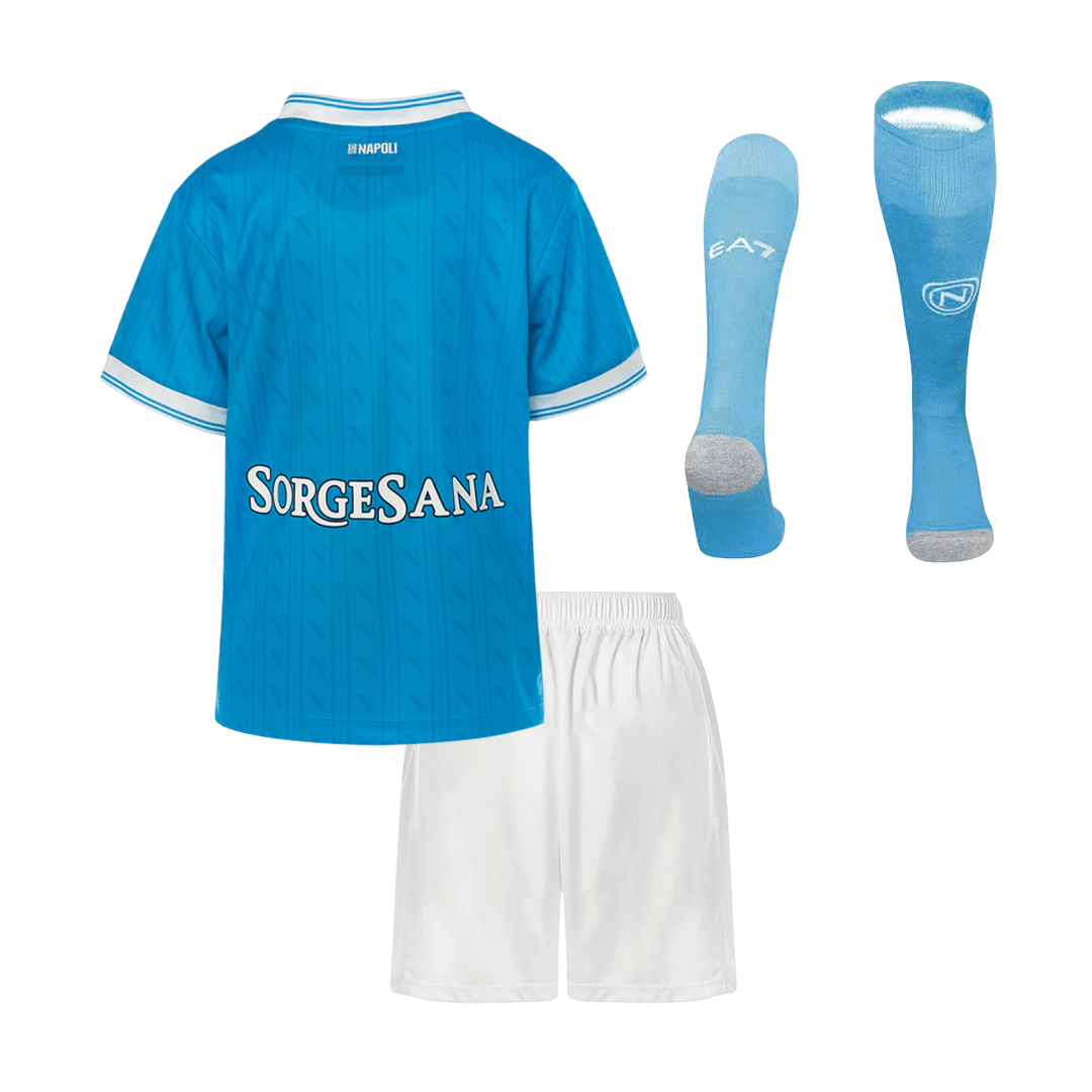 Napoli Home Kids Soccer Jerseys Full Kit 2025/26