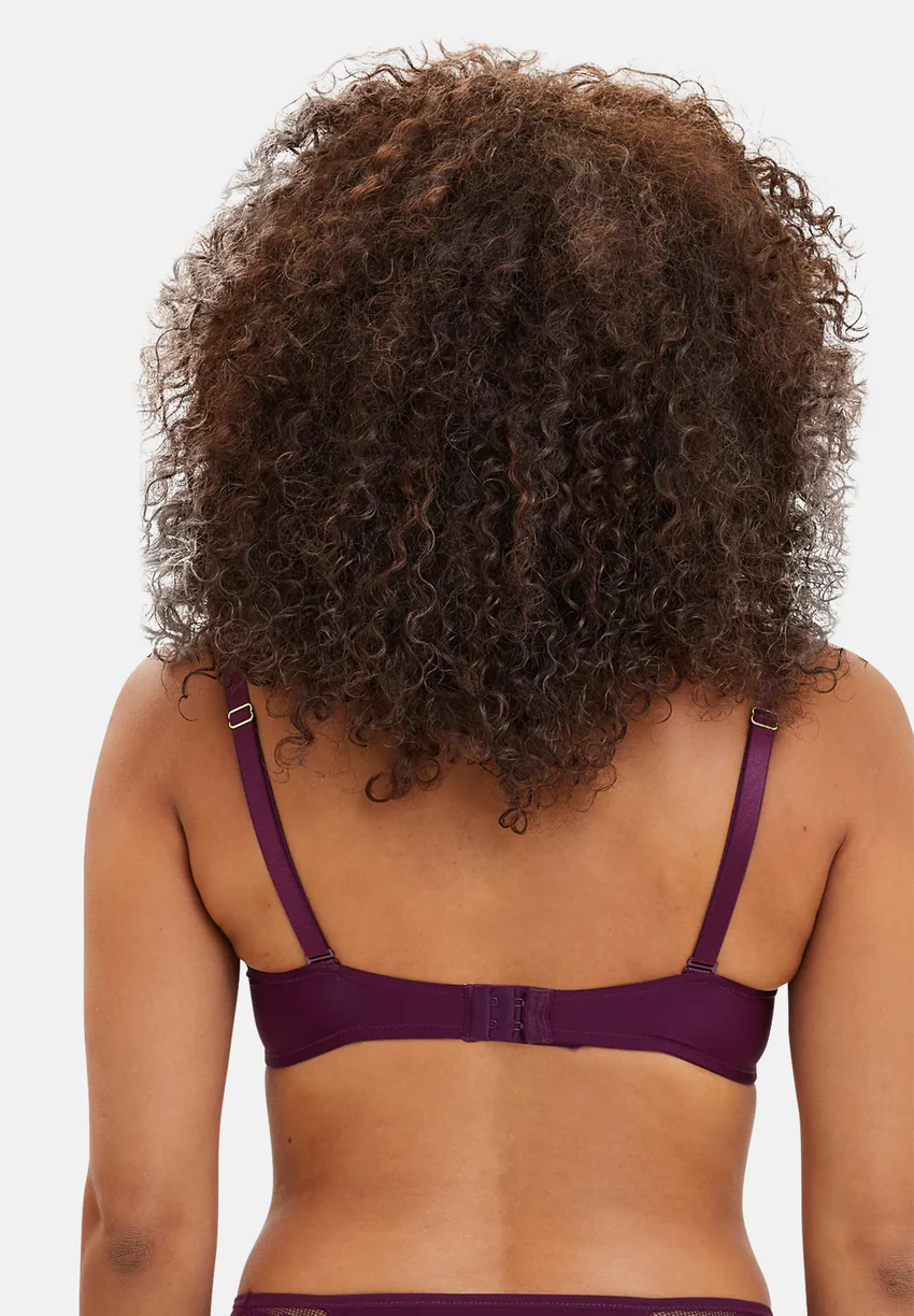 Soutien-gorge emboîtant Romance Violet Profond