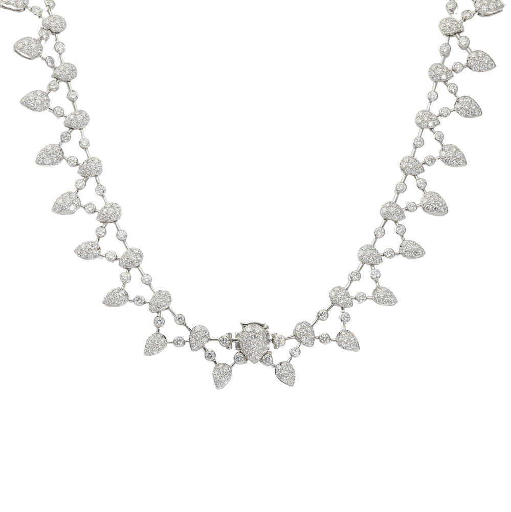 Tiffany & Co. Tiffany Pt Platinum Necklace Diamond