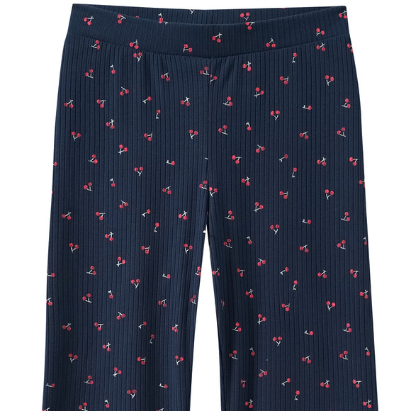 Yigga Mädchen Leggings mit Ripp-Struktur