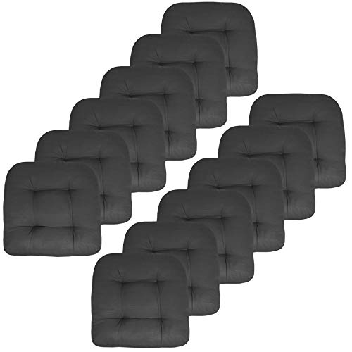 Sweet Home Collection Patio Cushions Outdoor Chair Pads Premium Comfortable Thick Fiber Fill Tufted 19