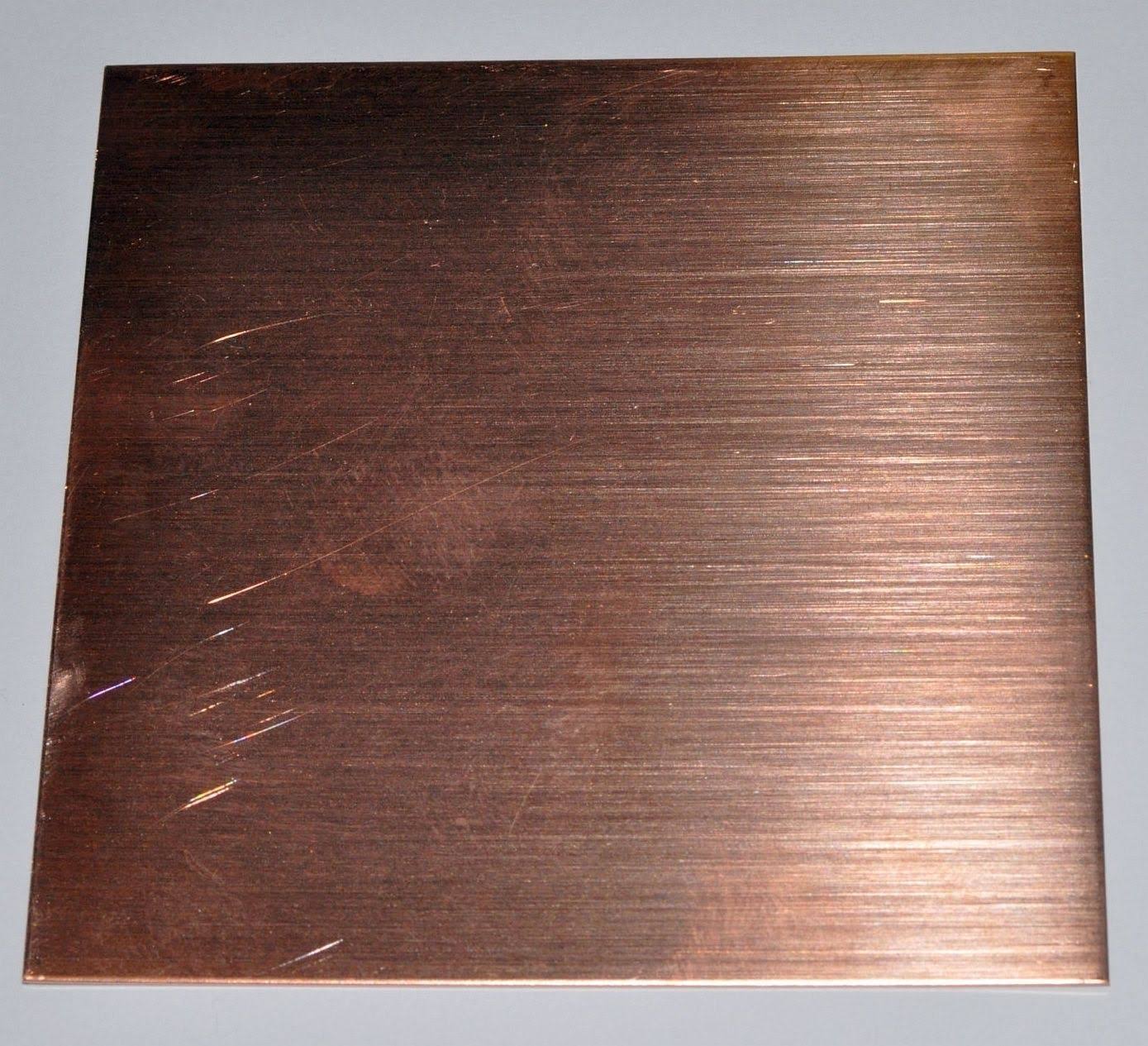 12oz Copper Sheet (0.016x22) (26 ga) 24x22x36x22 - Unpolished Mill Finish