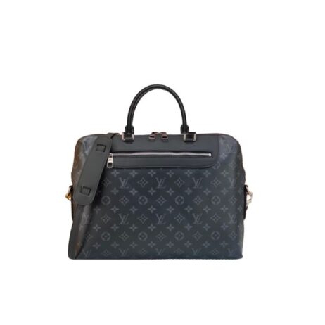Louis Vuitton Porte Documents Jour Briefcase Monogram Black 37Cm