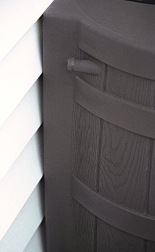Good Ideas Rain Wizard 50 Gallon Rain Barrel – Oak