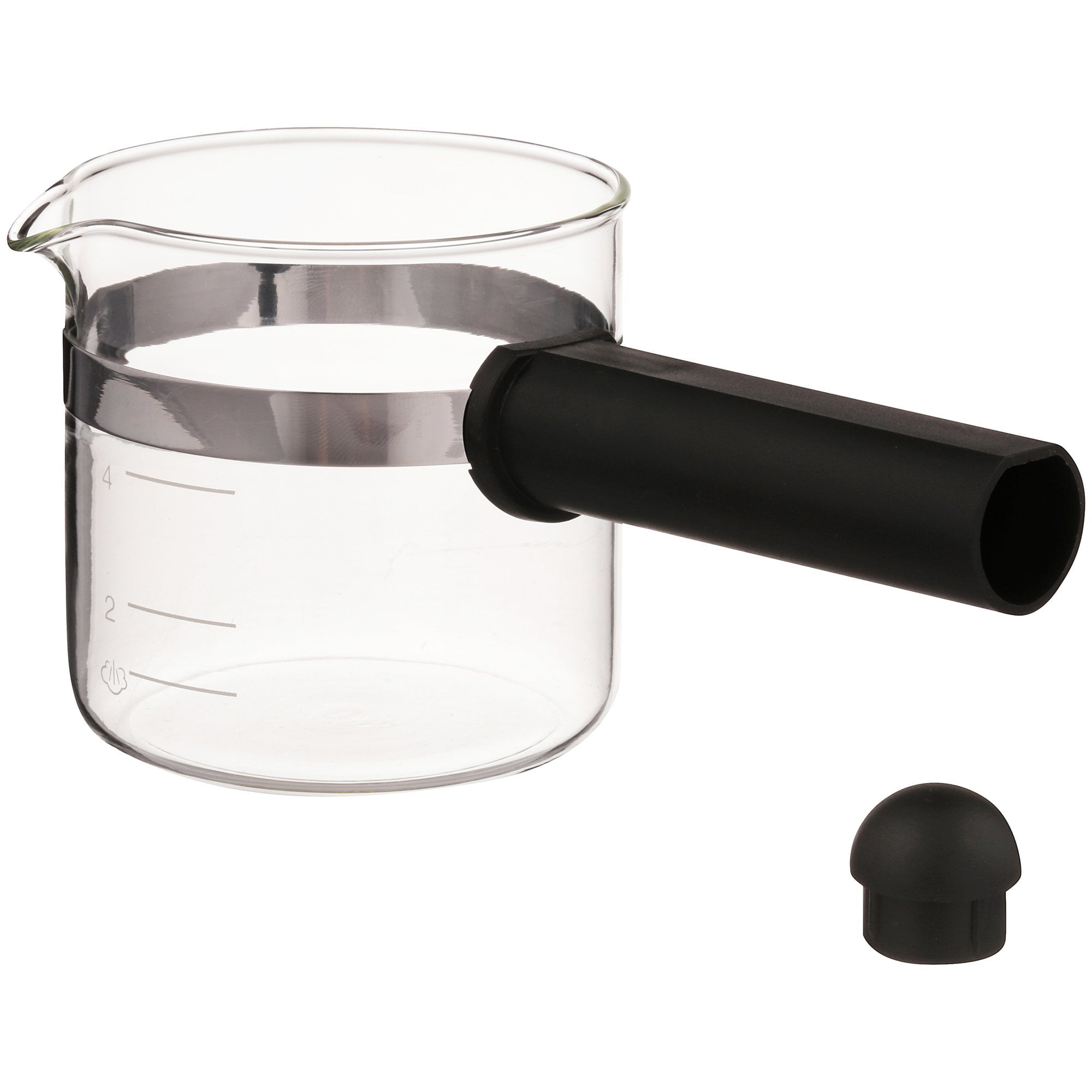 Caf�� Brew Replacement Espresso Carafe in Glass Material, Black Handle