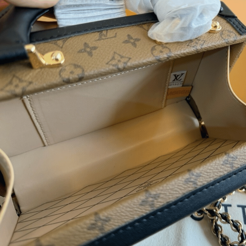 Louis Vuitton Petite Malle Monogram Reverse 7.9 Inches