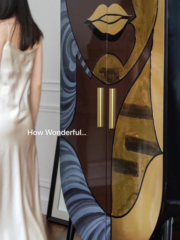 GA011 - Art Deco Genuine Gold Foil! Art Cabinet Matisse 