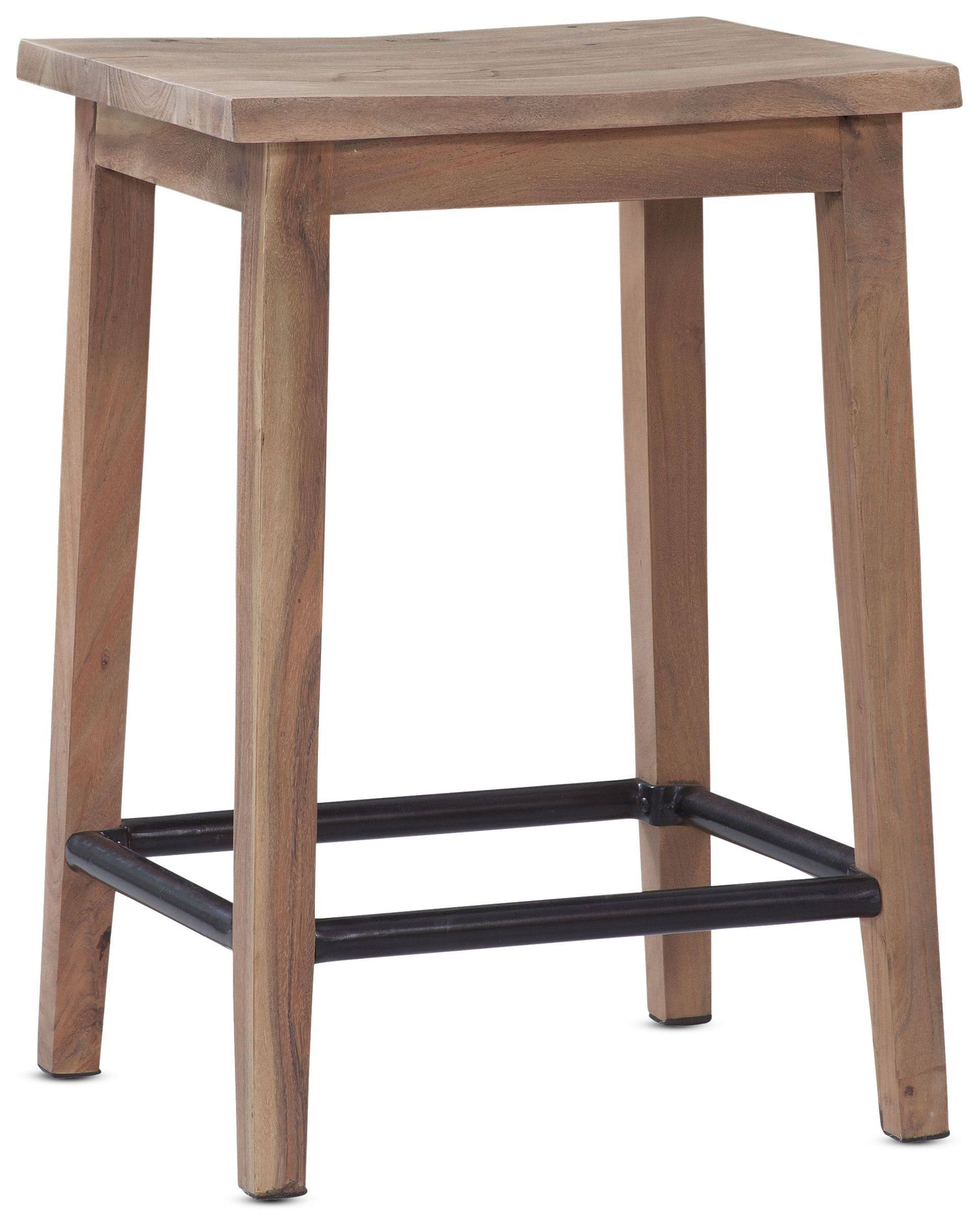 Steve Silver Tahoe Natural Backless Counter Height Stool