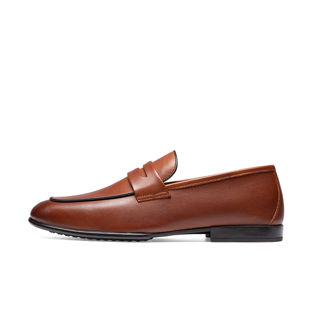 Men's Classic Full-grain Leather Dress Loafers