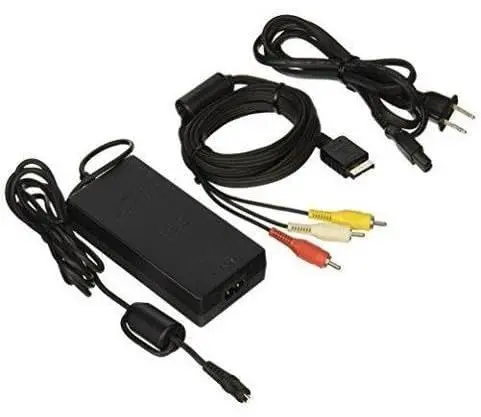 Renewed PlayStation 2 Slim Console — Compact PS2 Gaming System with AV Cables