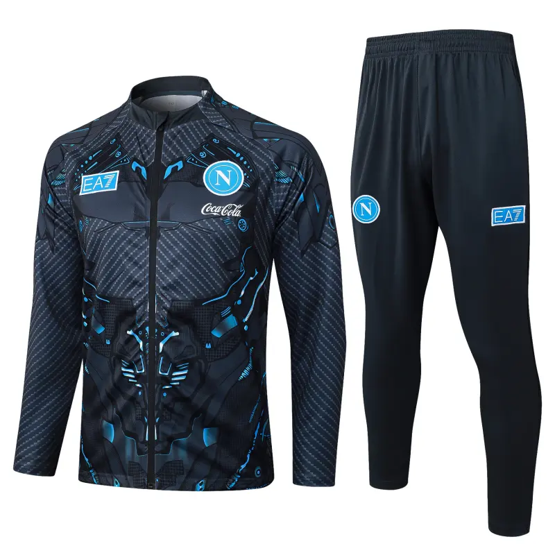 Adult 2526 Napoli Full zipper Training Suit Gray