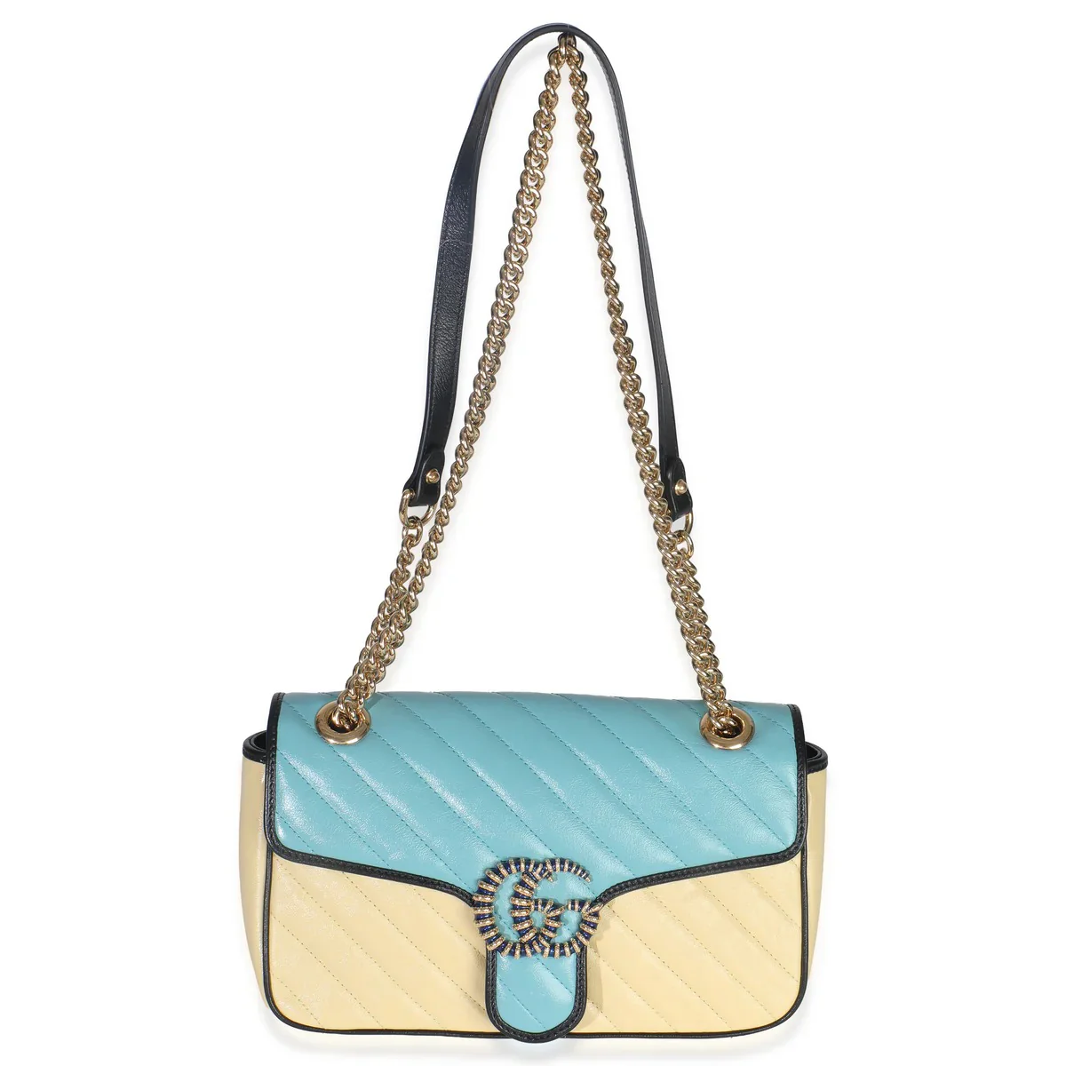 Gucci GG Marmont Small Shoulder Bag – Blue