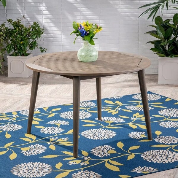 Outdoor Round acacia wood table,for garden,patio,backyard