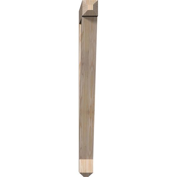 Ekena Millwork 3 1/2x22W x 30x22D x 42x22H Traditional Craftsman Smooth BRACKET, Douglas Fir