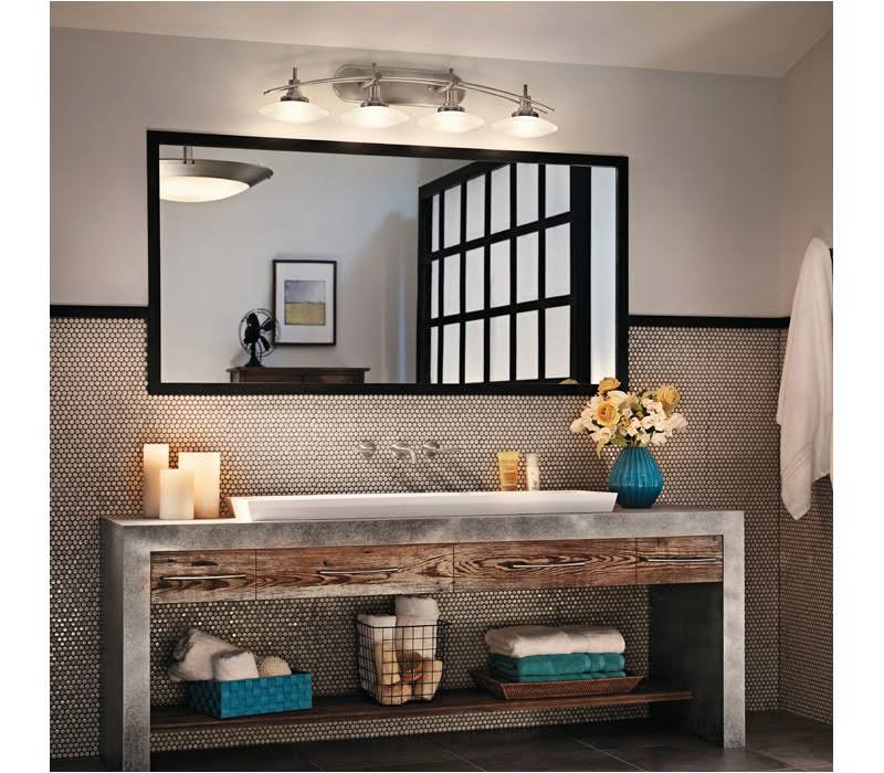 Kichler 6162CH Structures Bath 2-Light Halogen, Chrome