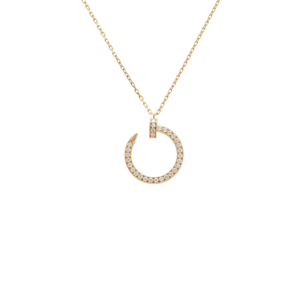 Cartier Juste un Clou Necklace 18K Yellow Gold Diamond B7224511